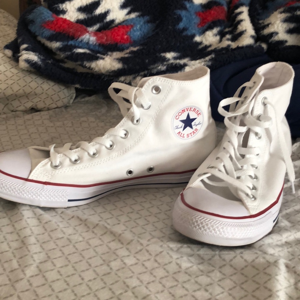 Converse - White, size 9